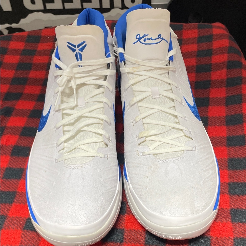 Nike Kobe A.D. Mid "Aqua Blue" | White/Blue Mamba Basketball Sneaker [size18]